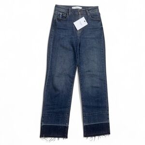 Hidden Jeans The Tracey High Rise Straight Crop Denim Size 25